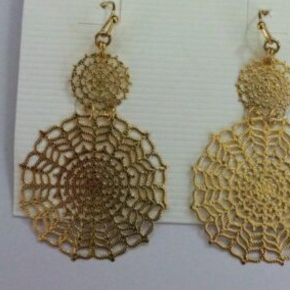 LIA SOPHIA "Pizelle" Web Earrings - Picture 6 of 6